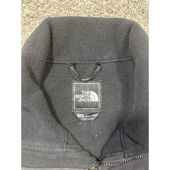 The North Face Denali Jacket Mens Medium Black Fleece Full Zip Polartec Gorpcore - Picture 3 of 6